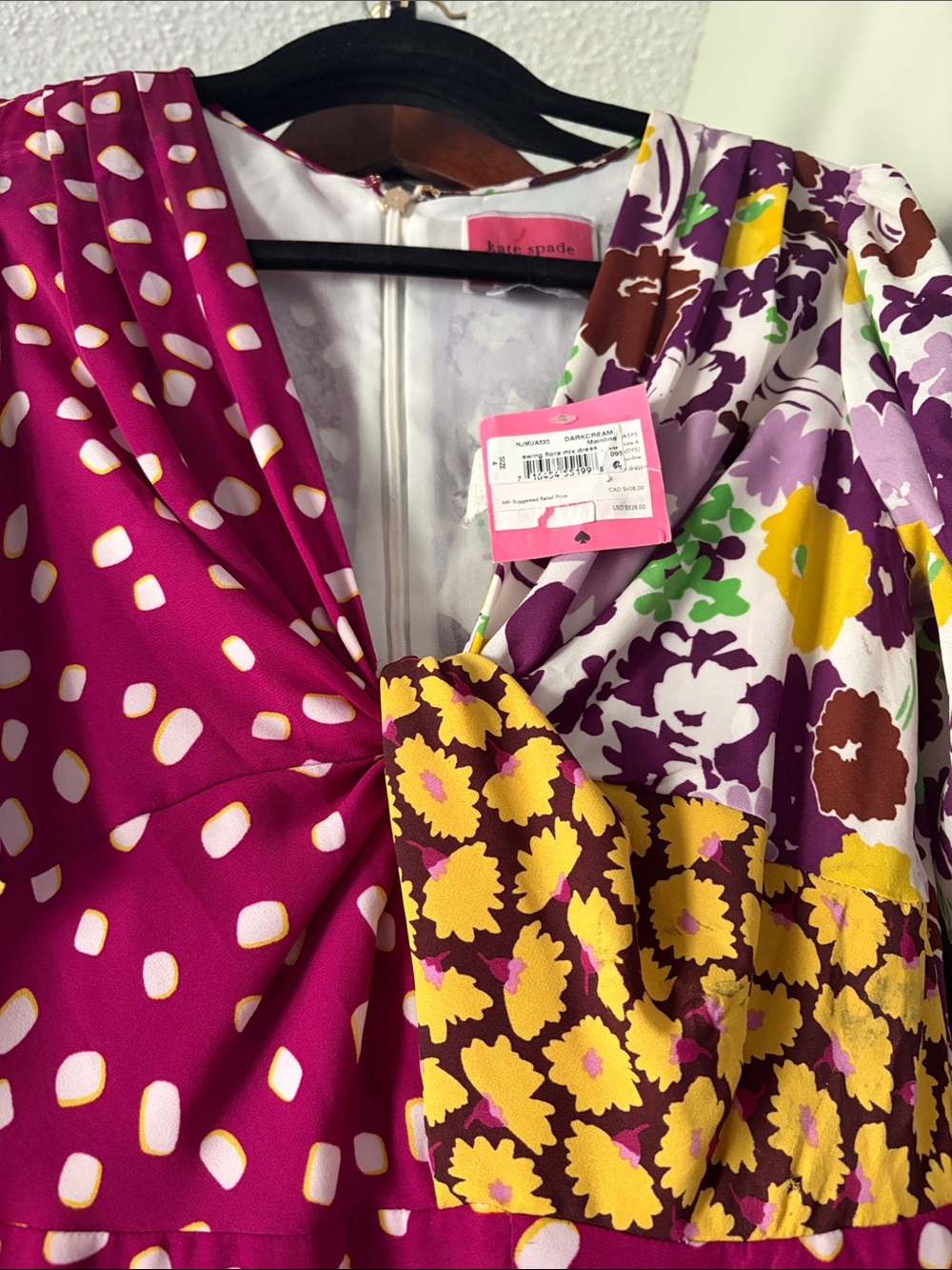 Kate Spade swing flora mix print dress - Picture 9 of 9